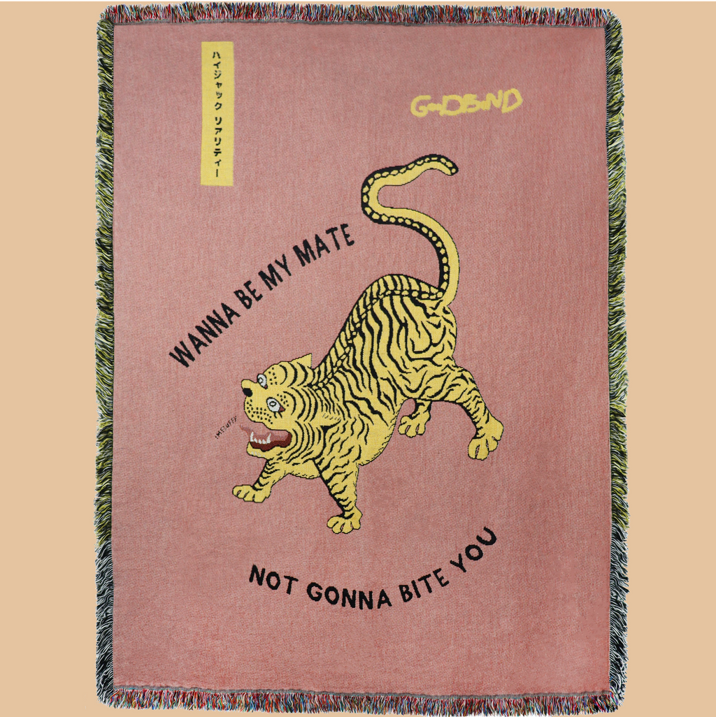 Goodbond | Tiger Woven Cotton Throw | – goodbond.world