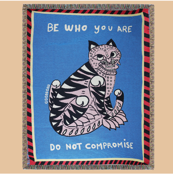 Goodbond-tapestry-Be-who-you-are-throw